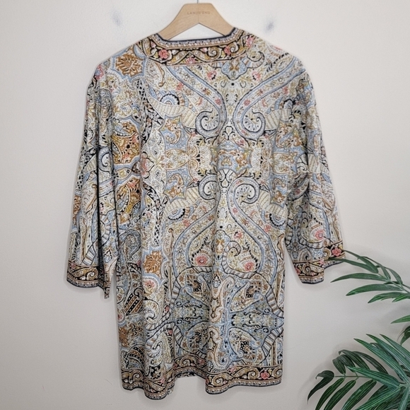 NWT Evereve Cleobella | Kalidescope Wrap in Paisley Natural Print - Picture 6 of 7